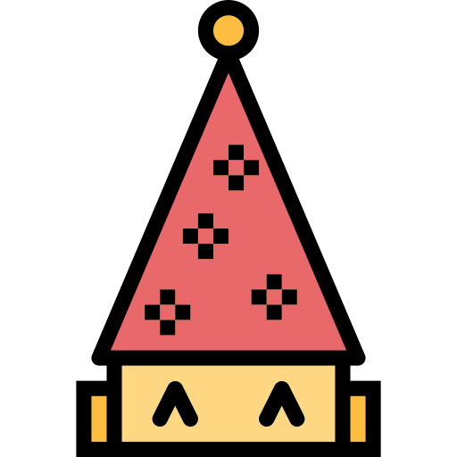 Праздничная шляпа Smalllikeart Lineal Color иконка