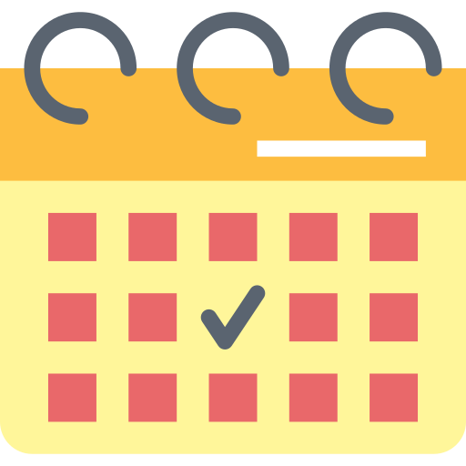 kalendarz Smalllikeart Flat ikona