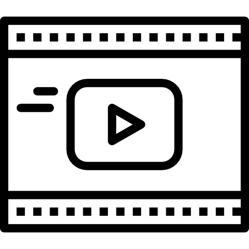 reproductor de peliculas Smalllikeart Lineal icono