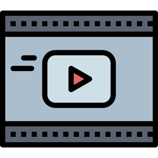 movie player Smalllikeart Lineal Color icon