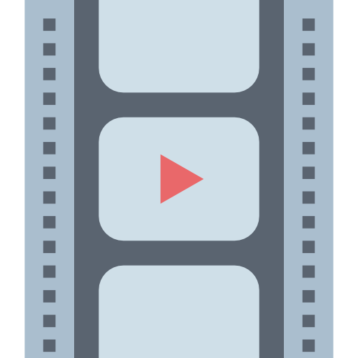 lettore video Smalllikeart Flat icona