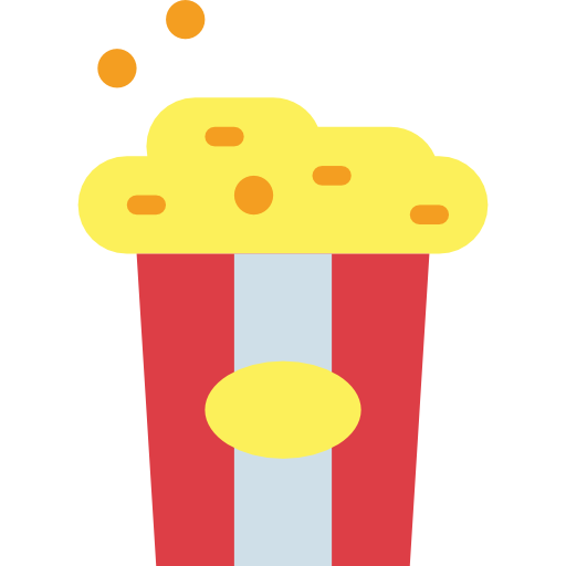 popcorn Smalllikeart Flat icona