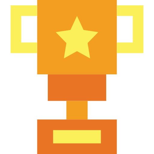 Trophy Smalllikeart Flat icon