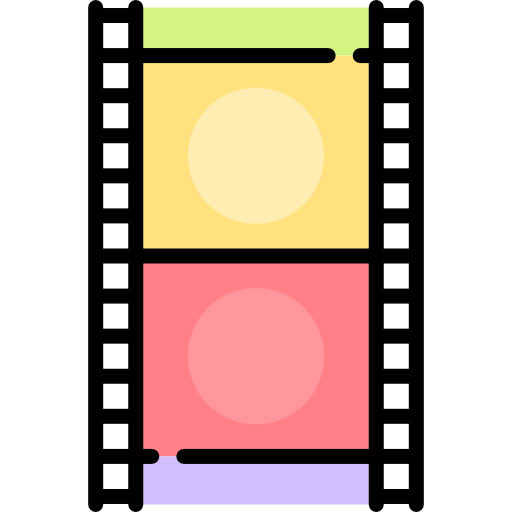 striscia di pellicola Special Lineal color icona