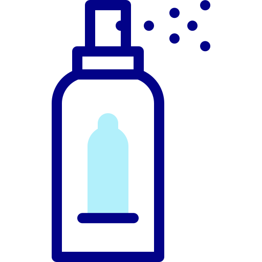 Liquid condom Detailed Mixed Lineal color icon