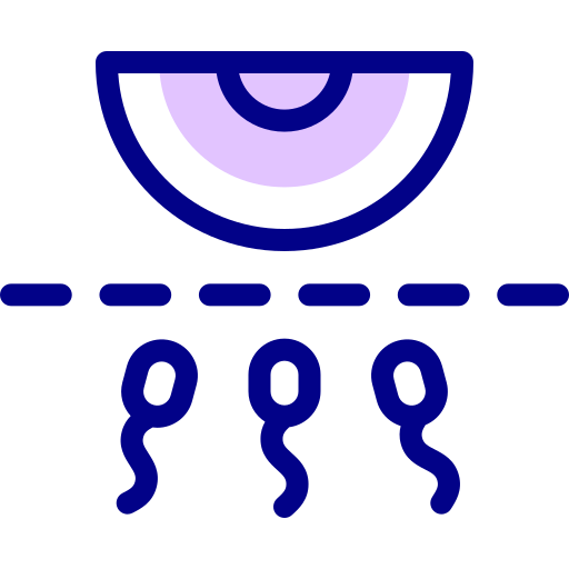Contraceptive Detailed Mixed Lineal color icon