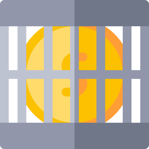 Jail Basic Rounded Flat icon