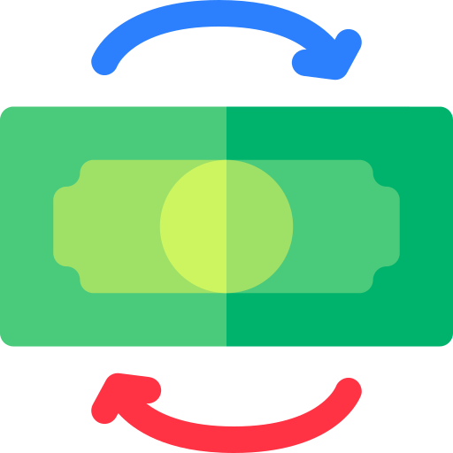 Currency Exchange Basic Rounded Flat icon