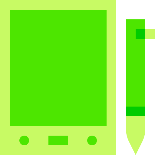 tablet de desenho Basic Sheer Flat Ícone