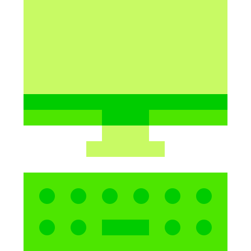 ordenador personal Basic Sheer Flat icono