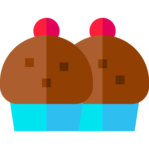 muffins Basic Straight Flat icon
