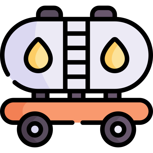 tanque de aceite Kawaii Lineal color icono
