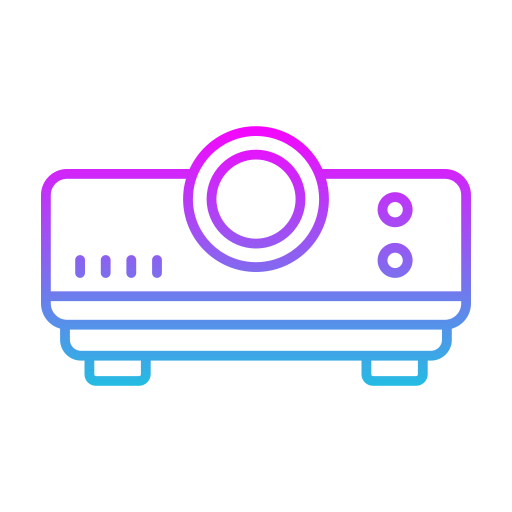 Video projector Generic Gradient icon