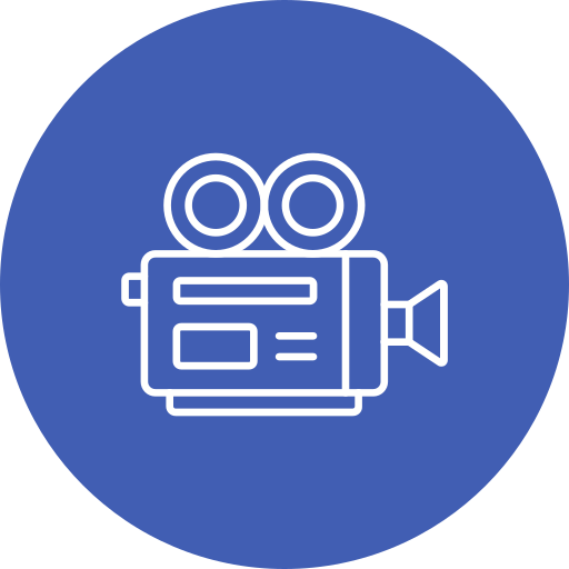 videokamera Generic Flat icon