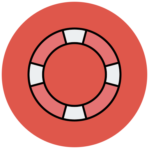 Lifebuoy Generic Outline Color icon