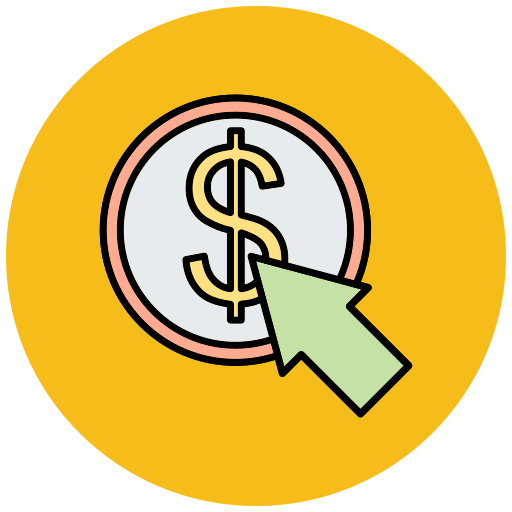 pay per click Generic Outline Color icon