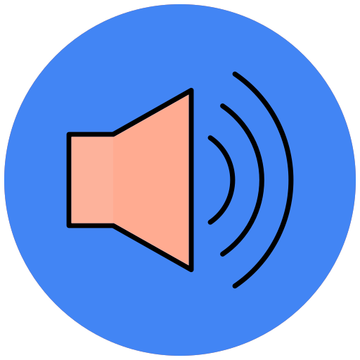 Volume Generic Outline Color icon