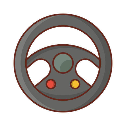 車の車輪 Generic Outline Color icon