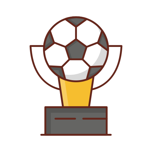 copa de futbol Generic Outline Color icono