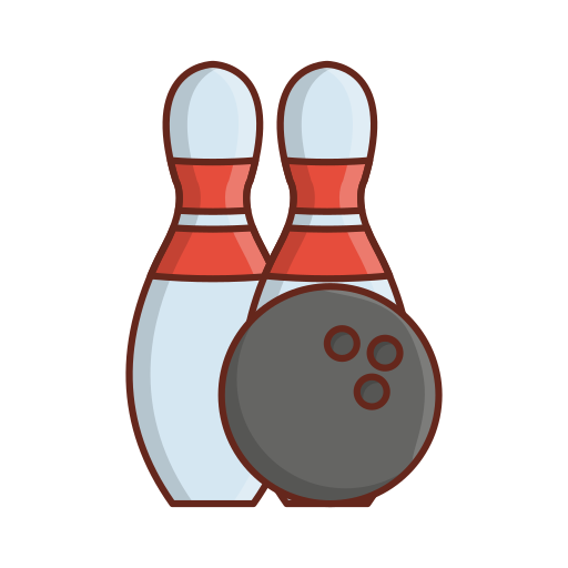 bowling Generic Outline Color icona