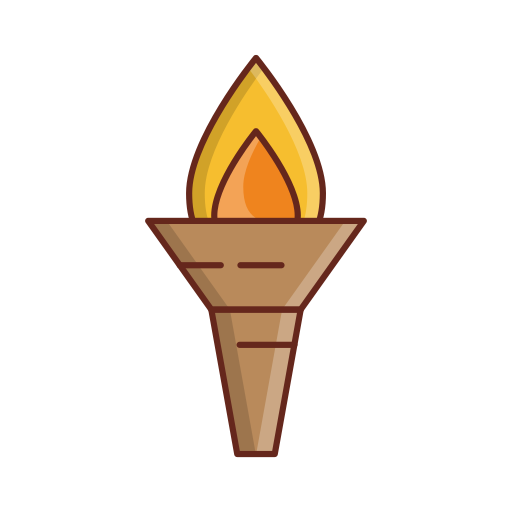 Flame Generic Outline Color icon