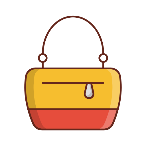 Woman Bag Generic Outline Color icon