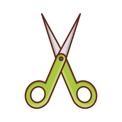 Ножницы Generic Outline Color иконка