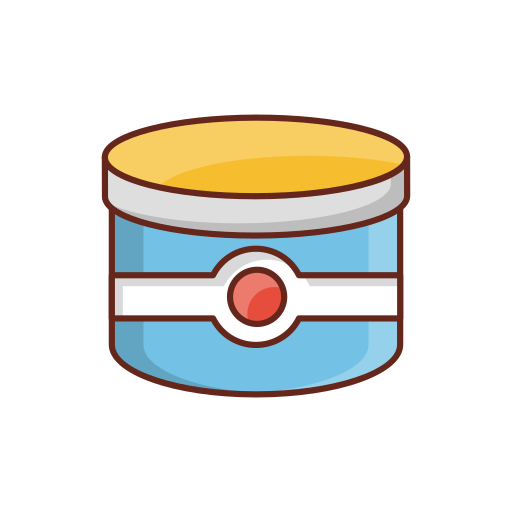 tarro de crema Generic Outline Color icono