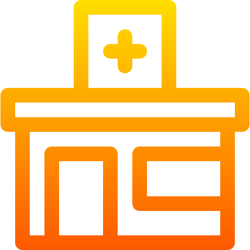 farmacia Basic Gradient Lineal color icono