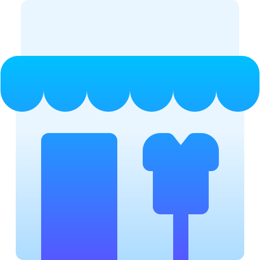 衣料品店 Basic Gradient Gradient icon