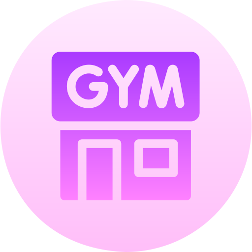 fitnessstudio Basic Gradient Circular icon