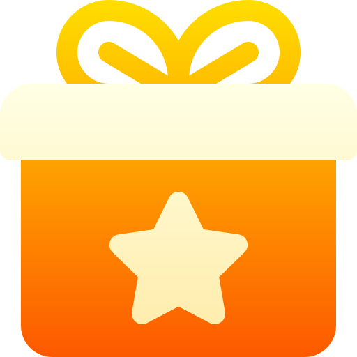 geschenkbox Basic Gradient Gradient icon