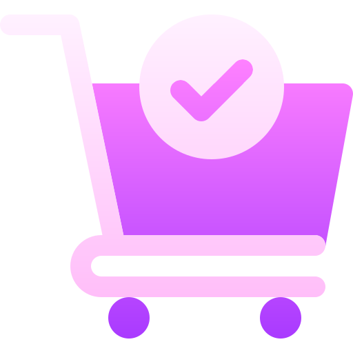 ショッピングカート Basic Gradient Gradient icon