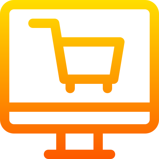 Online shop Basic Gradient Lineal color icon