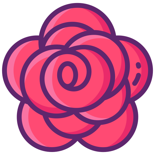 rosa Generic Outline Color icona