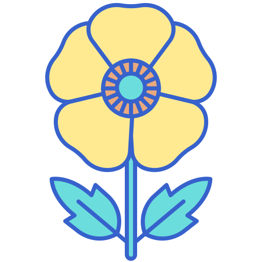 Buttercup Generic Outline Color icon
