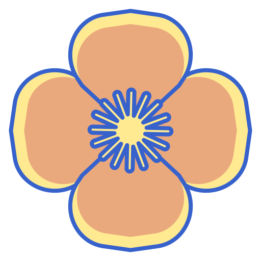 캘리포니아 양귀비 Generic Outline Color icon