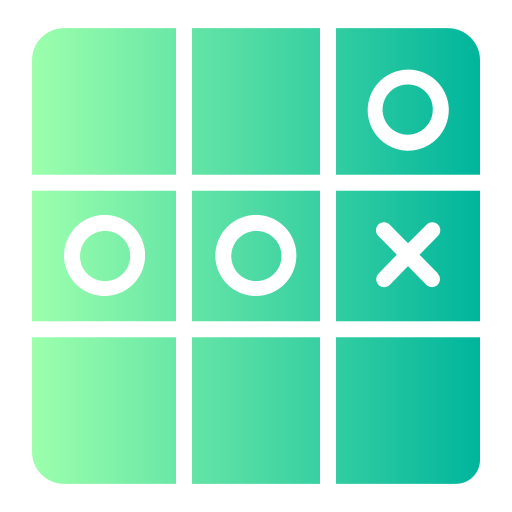 tic tac toe Generic Flat Gradient icon