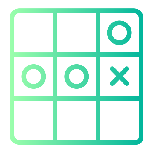 Tic Tac Toe Generic Gradient icon