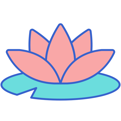 Water lily Generic Outline Color icon