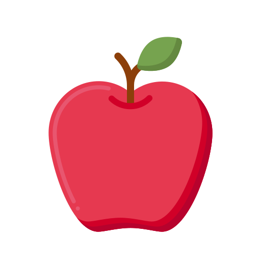 mela rossa Generic Flat icona