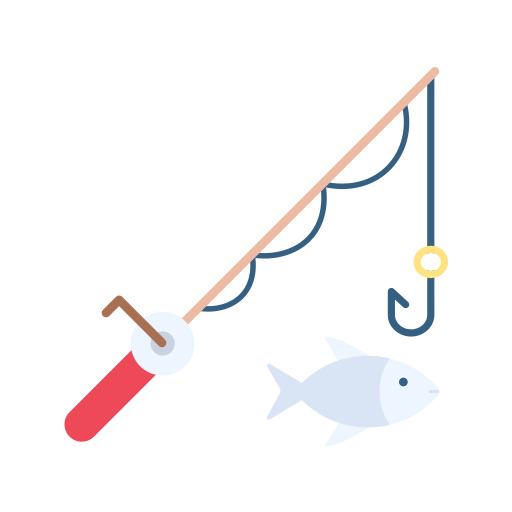 Fishing Rod Generic Flat icon