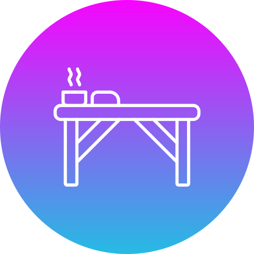 spa bed Generic Flat Gradient icon