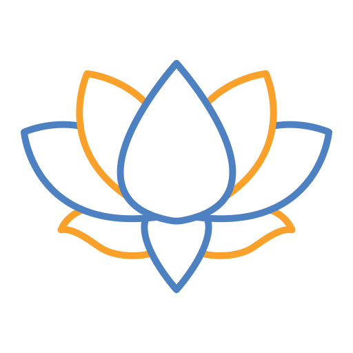 fiore di loto Generic Outline Color icona