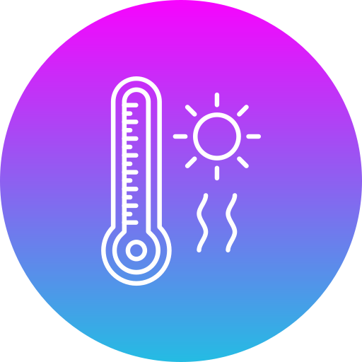 gorąca temperatura Generic Flat Gradient ikona
