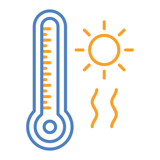 temperatura calda Generic Outline Color icona