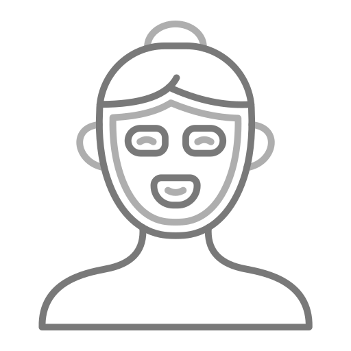 masque facial Generic Grey Icône