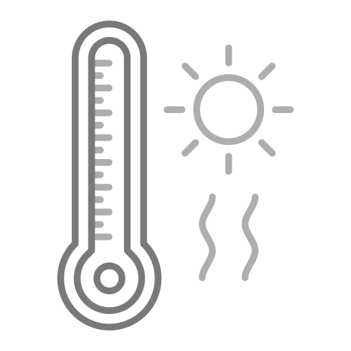 Hot temperature Generic Grey icon