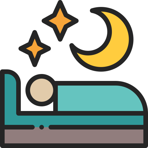 Overnight Generic Outline Color icon