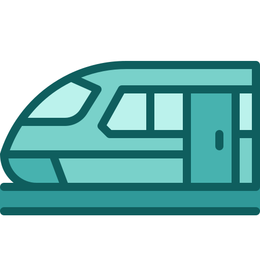 train Generic color lineal-color Icône